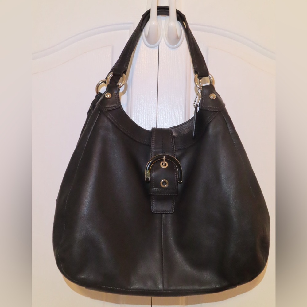 Black Coach SoHo Lynn Hobo Bag